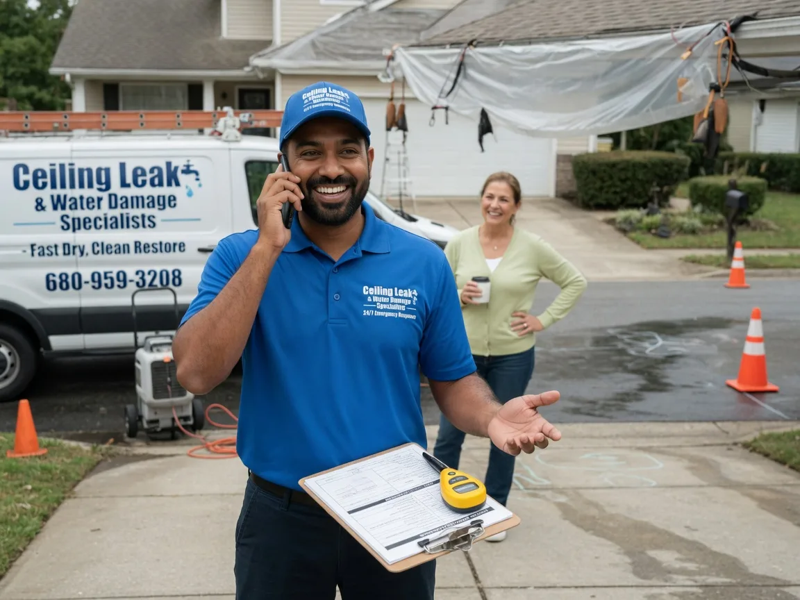 Ceiling Leak Cleanup Wenonah, NJ FAQs